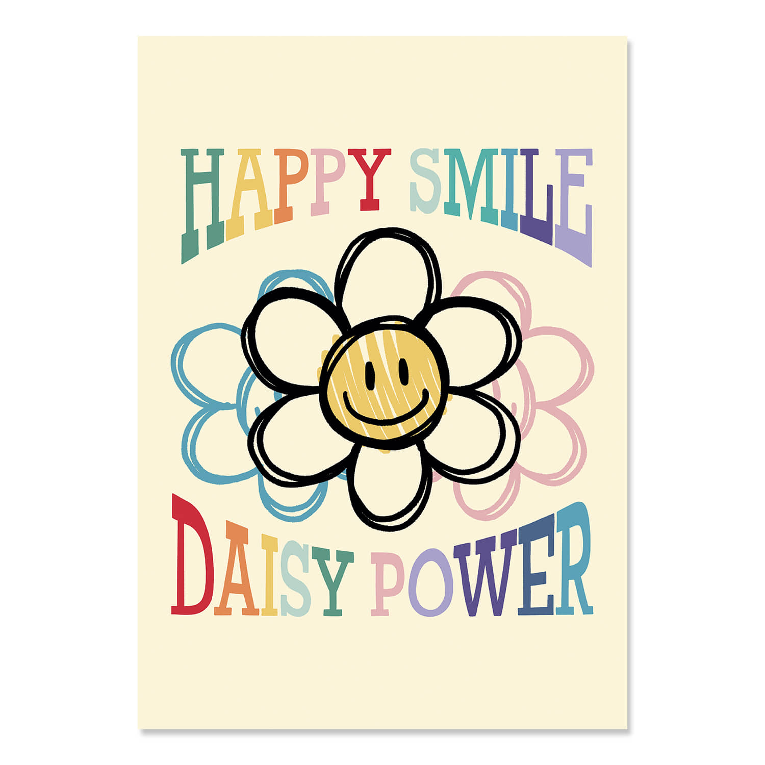 LILLO DOODLE DAISY POWER POSTER