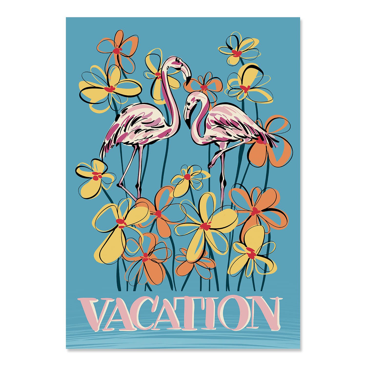 LILLO DOODLE VACATION POSTER